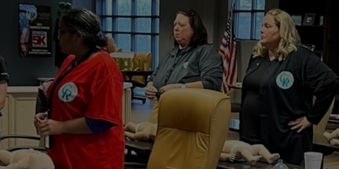 CPR and AED training